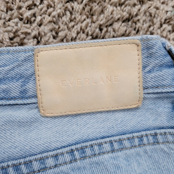 Everlane 90's Cheeky Jean Jeans Light Blue Denim 100% Cotton Size 28 Regular - Picture 3 of 7